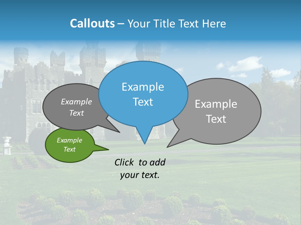 Palace Built Medieval PowerPoint Template