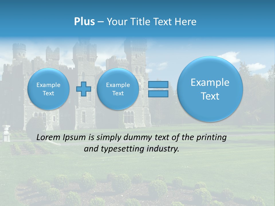Palace Built Medieval PowerPoint Template