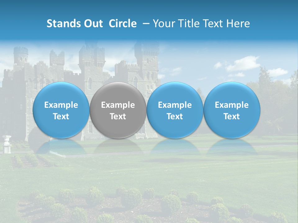 Palace Built Medieval PowerPoint Template