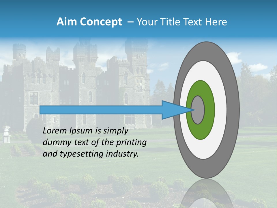 Palace Built Medieval PowerPoint Template
