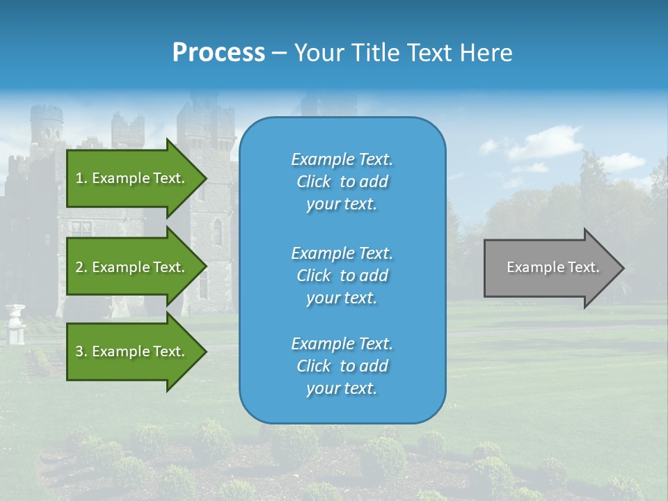 Palace Built Medieval PowerPoint Template