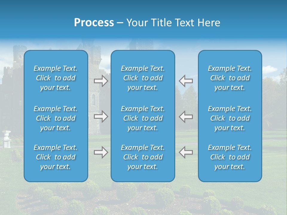 Palace Built Medieval PowerPoint Template