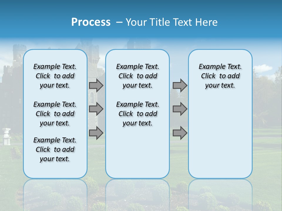 Palace Built Medieval PowerPoint Template