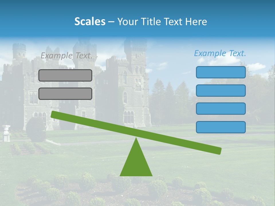 Palace Built Medieval PowerPoint Template