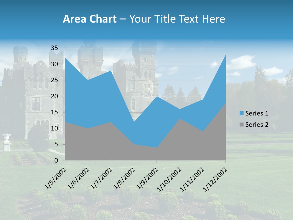 Palace Built Medieval PowerPoint Template