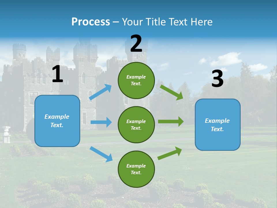 Palace Built Medieval PowerPoint Template