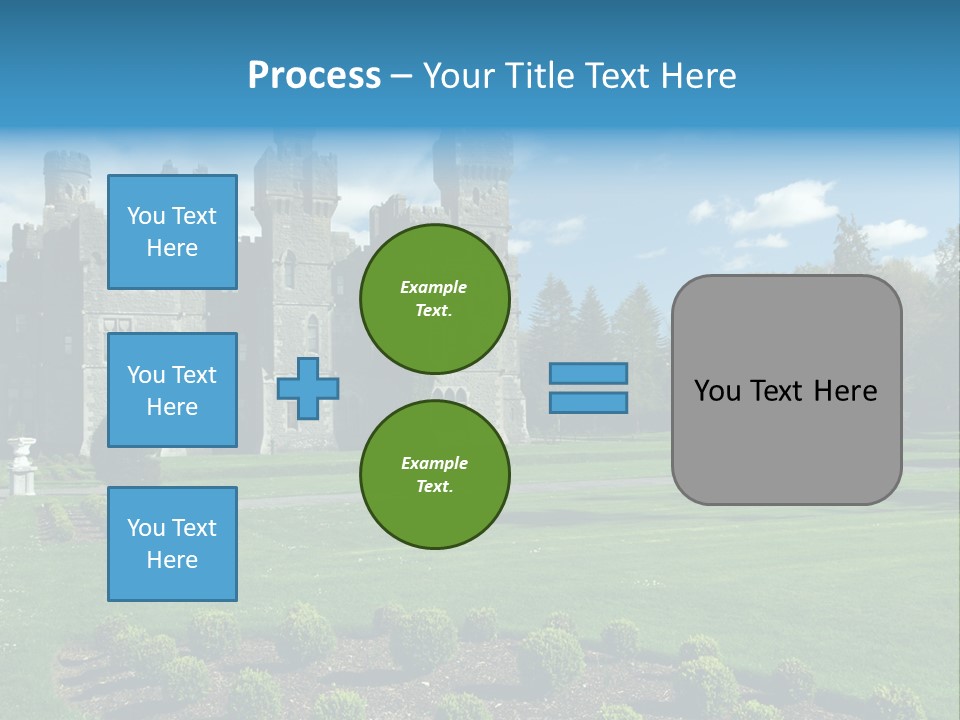 Palace Built Medieval PowerPoint Template
