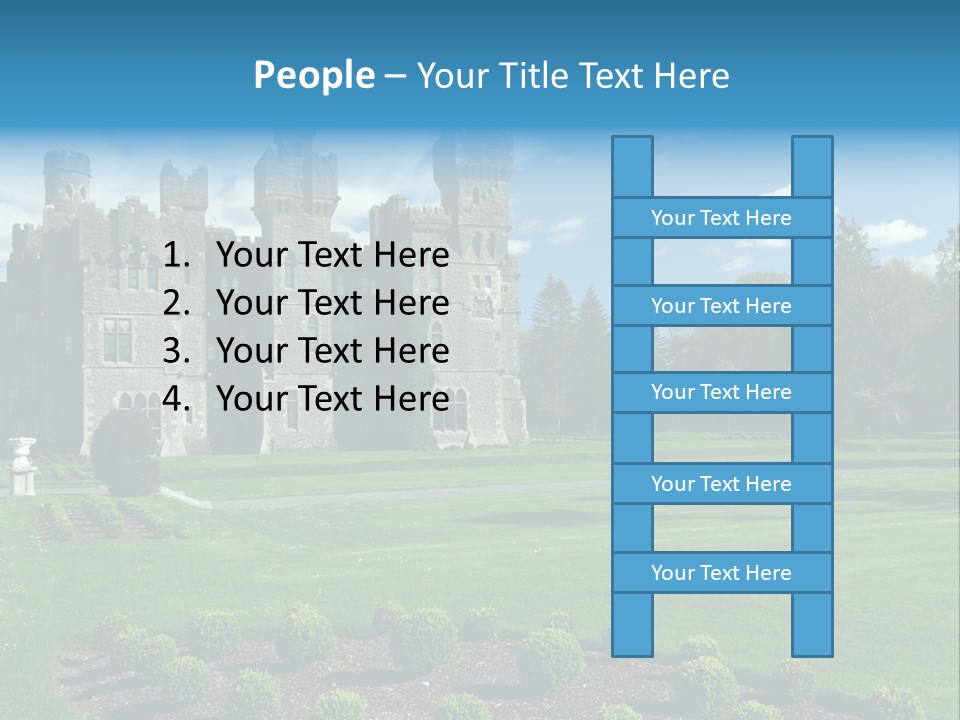 Palace Built Medieval PowerPoint Template