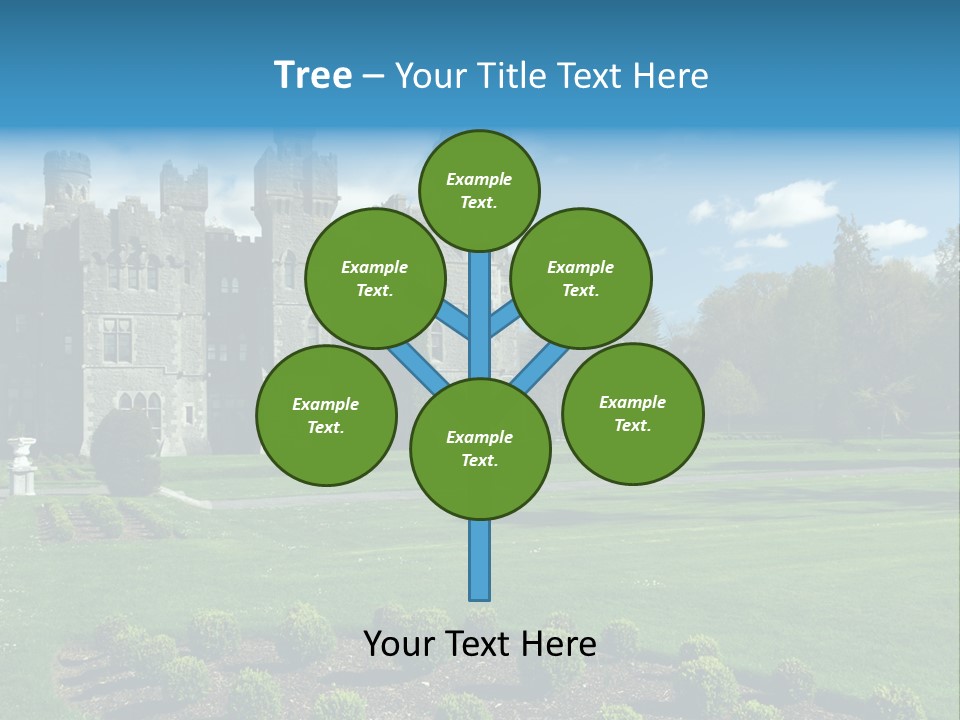 Palace Built Medieval PowerPoint Template