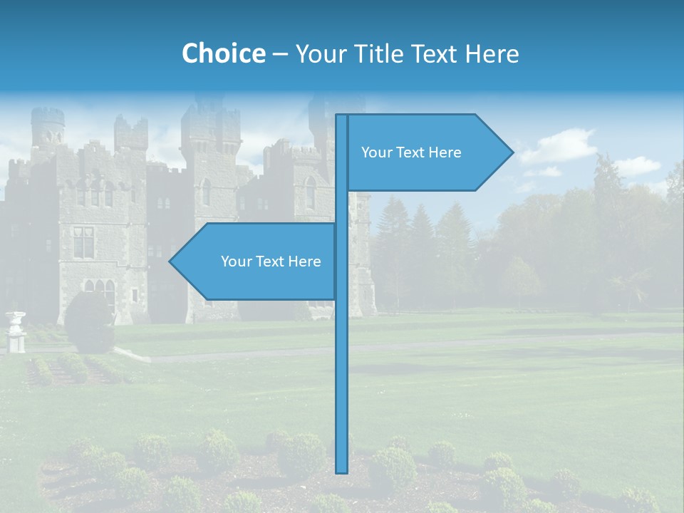 Palace Built Medieval PowerPoint Template