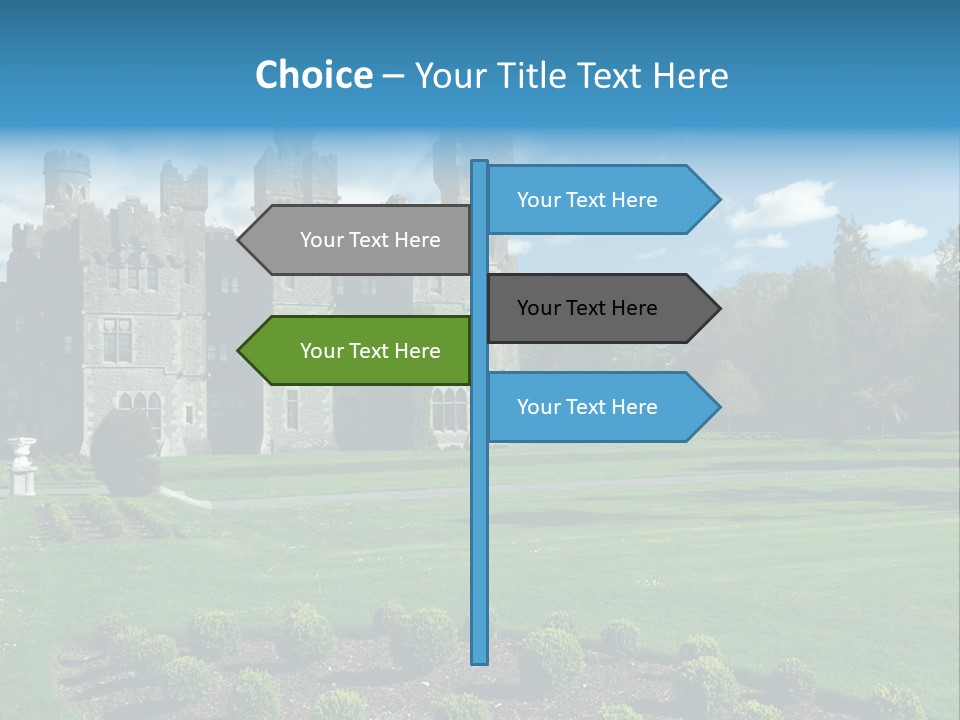 Palace Built Medieval PowerPoint Template