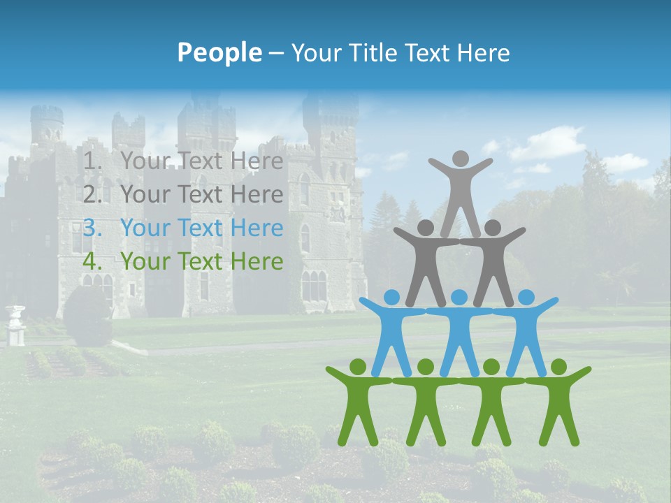 Palace Built Medieval PowerPoint Template