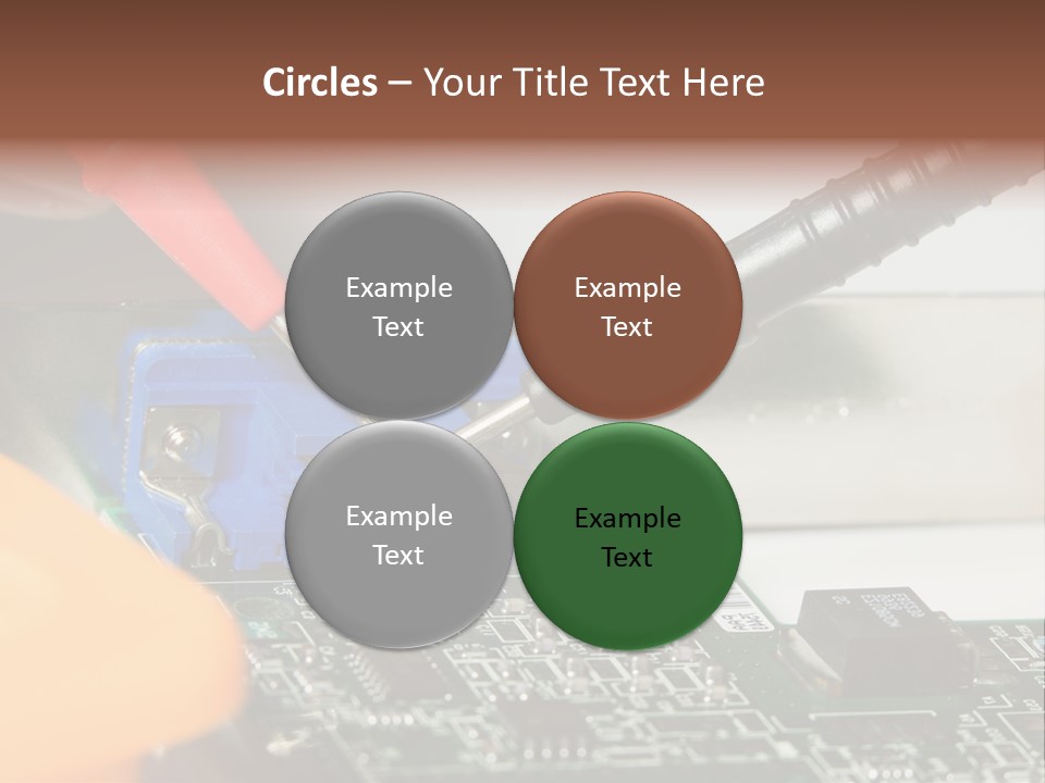 Screwdriver Cable Assembly PowerPoint Template