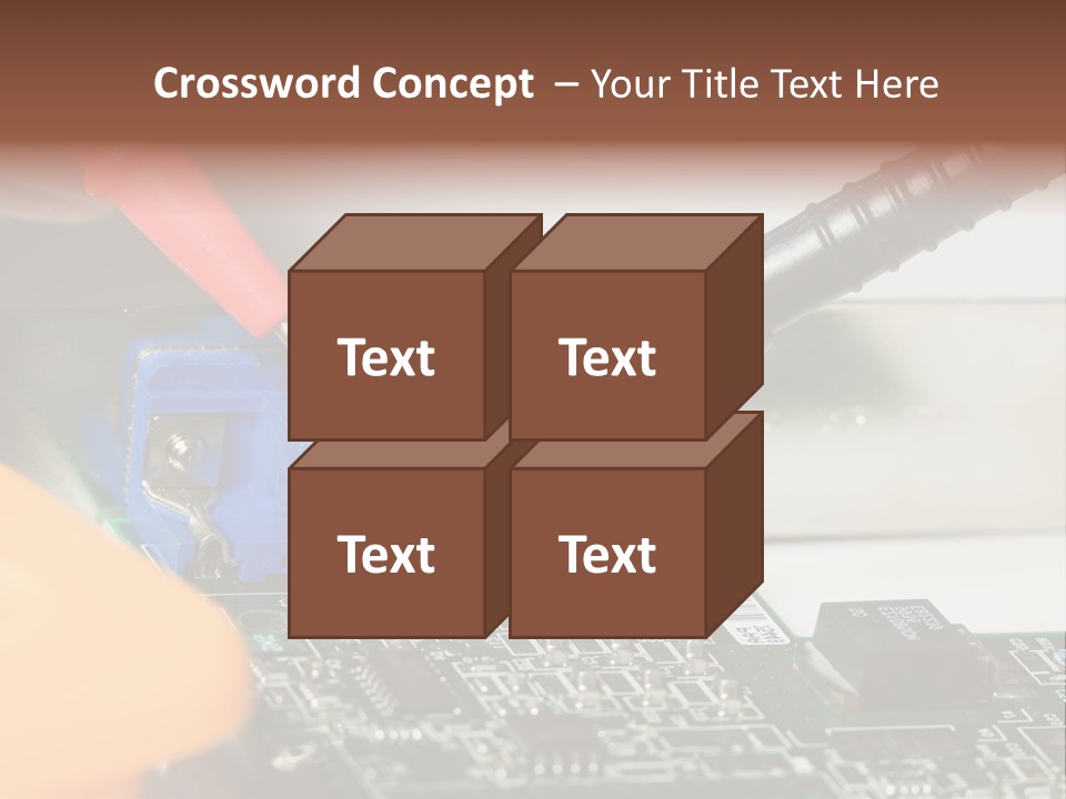 Screwdriver Cable Assembly PowerPoint Template