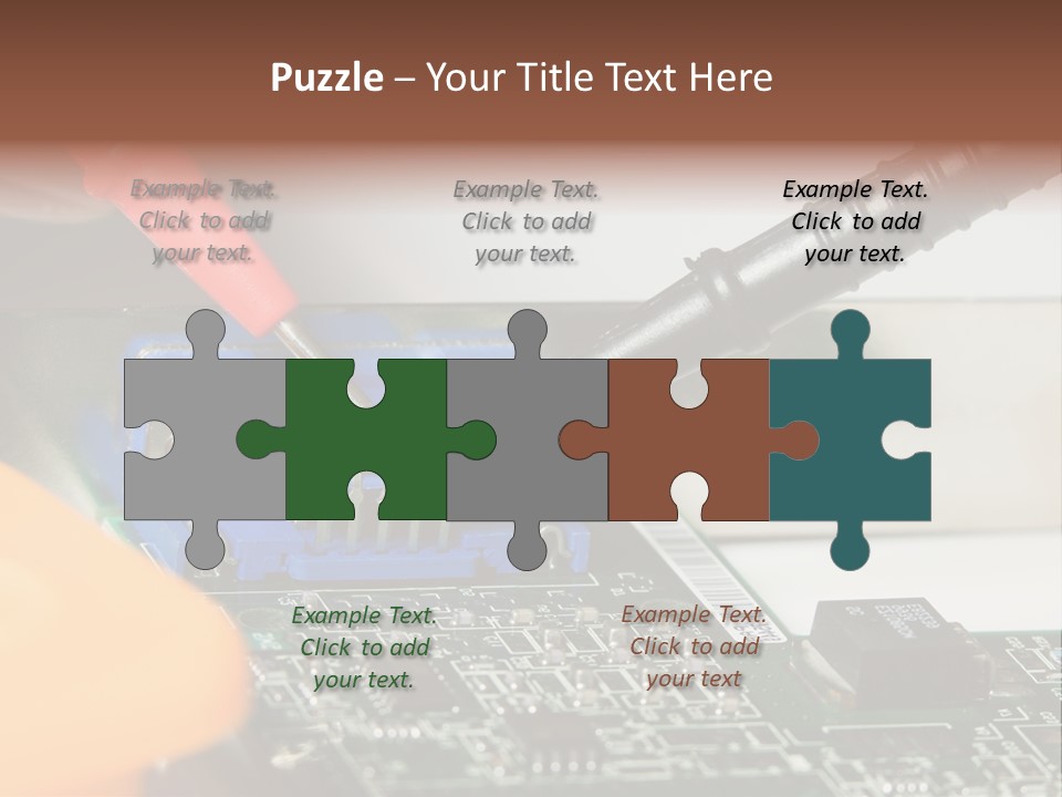 Screwdriver Cable Assembly PowerPoint Template