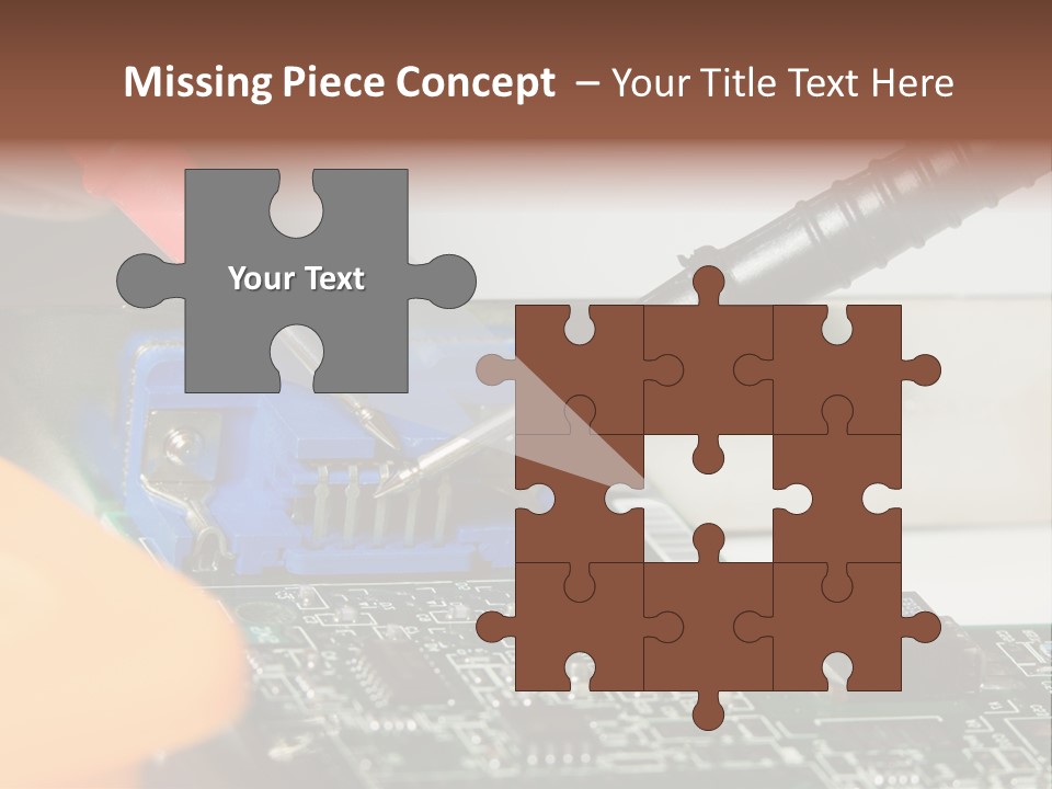 Screwdriver Cable Assembly PowerPoint Template