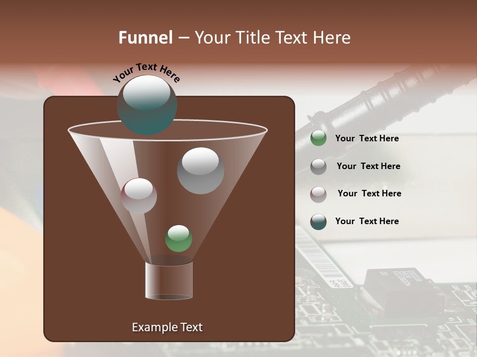 Screwdriver Cable Assembly PowerPoint Template