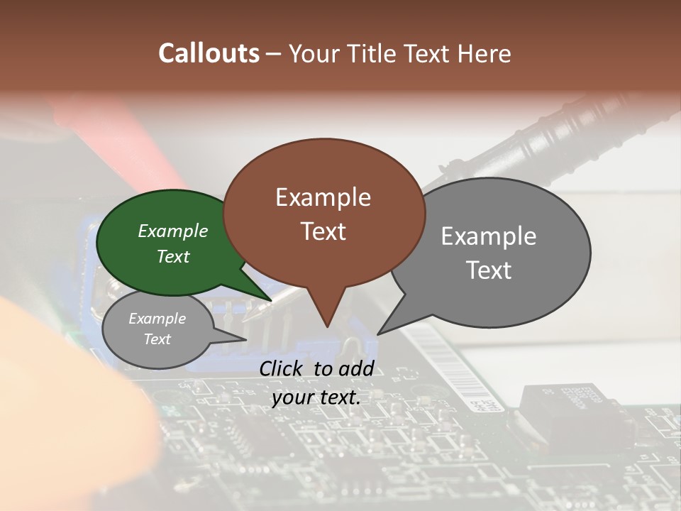 Screwdriver Cable Assembly PowerPoint Template