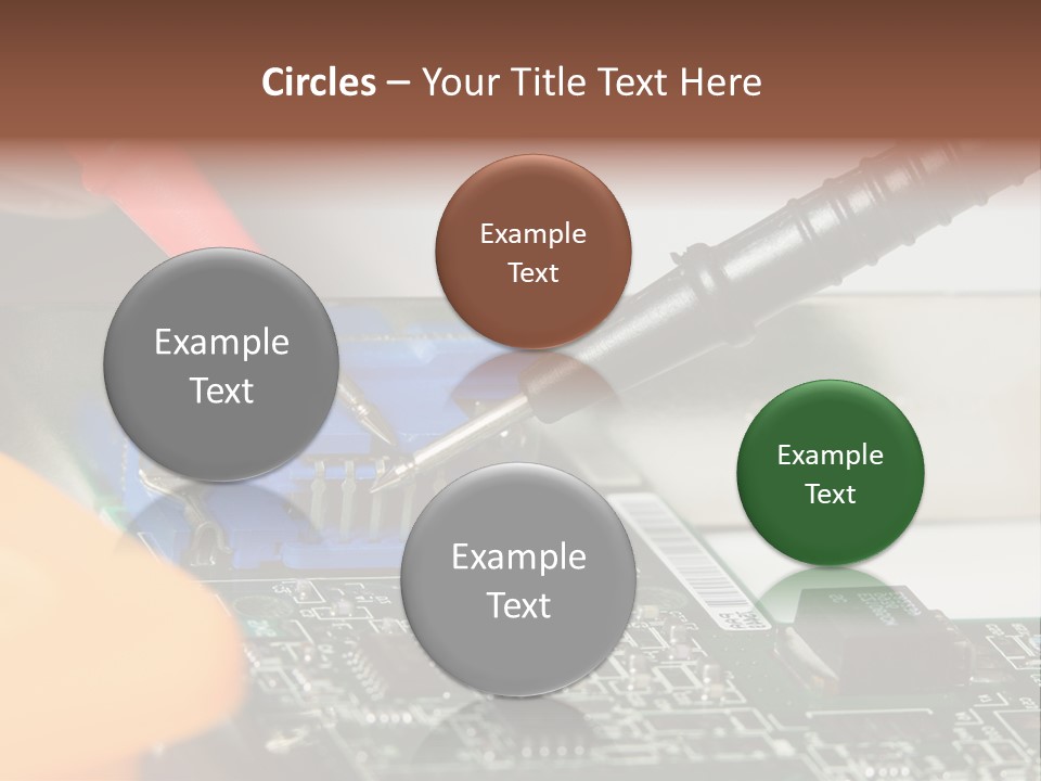 Screwdriver Cable Assembly PowerPoint Template