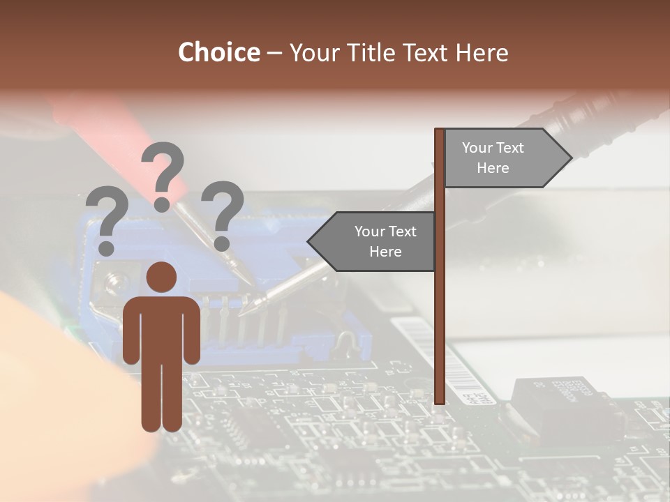 Screwdriver Cable Assembly PowerPoint Template