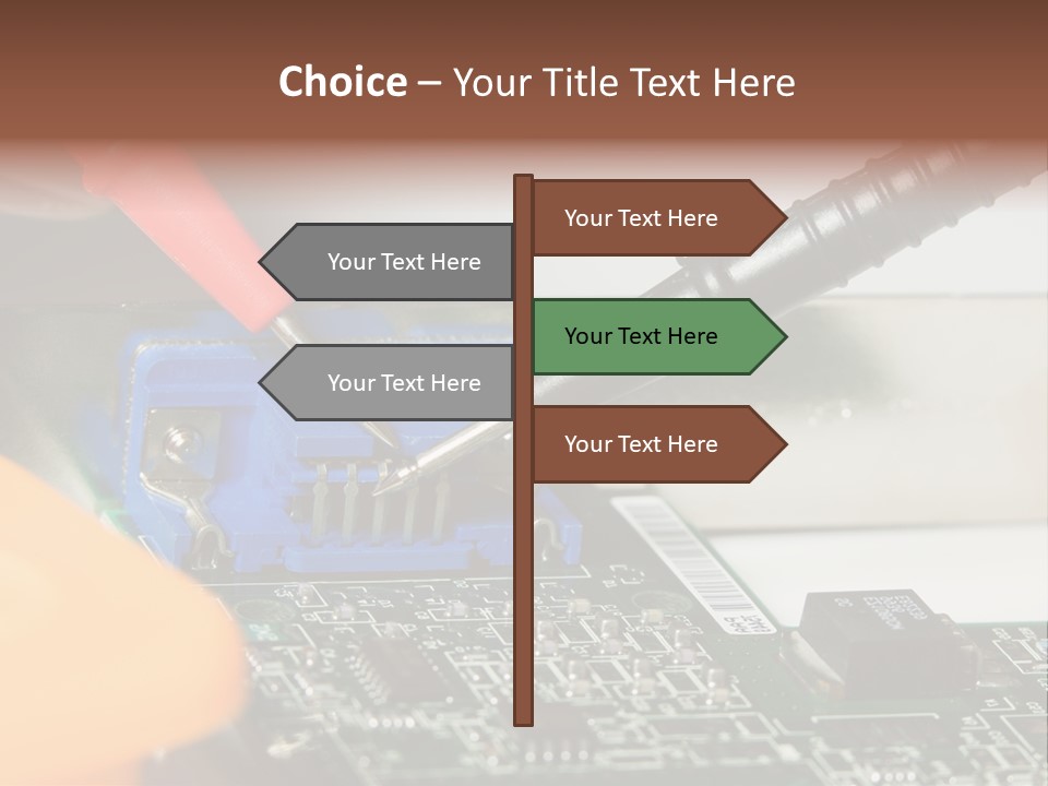 Screwdriver Cable Assembly PowerPoint Template