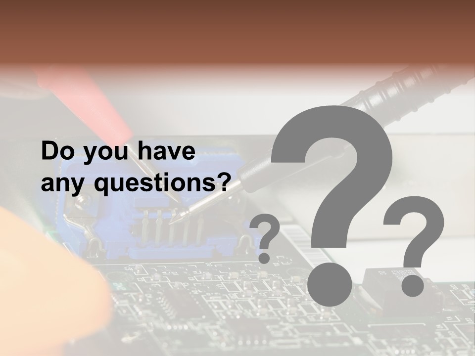 Screwdriver Cable Assembly PowerPoint Template