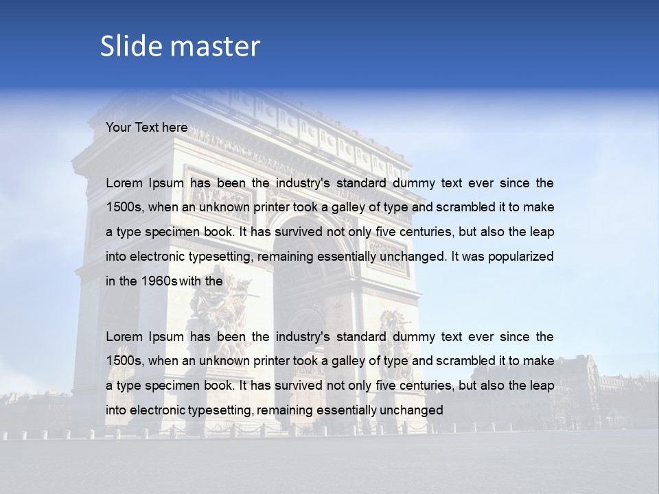 Arc Urban History PowerPoint Template