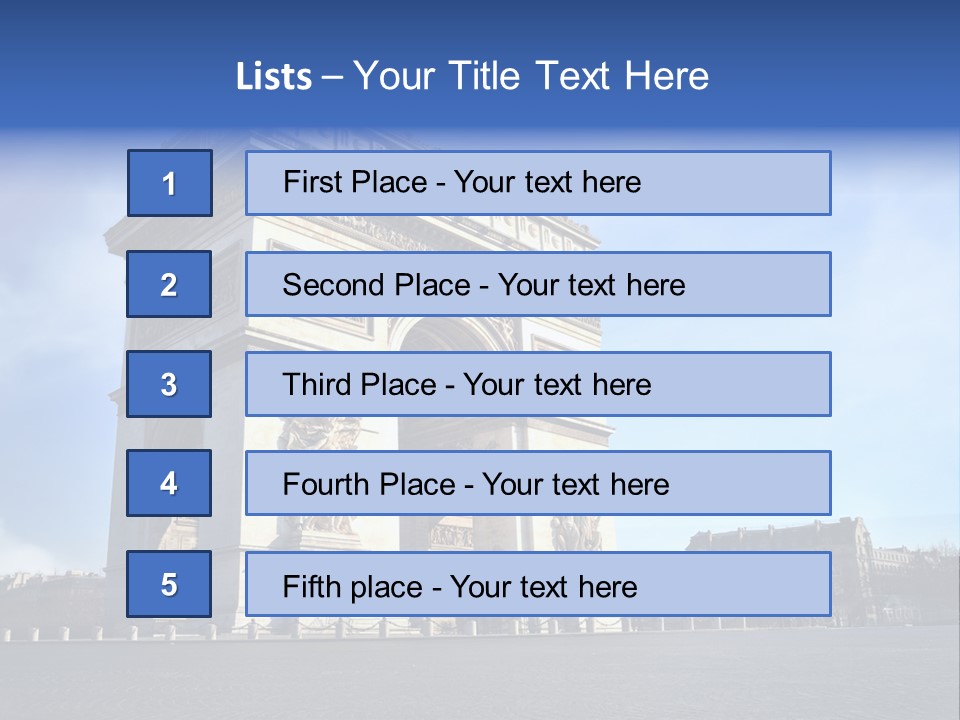 Arc Urban History PowerPoint Template