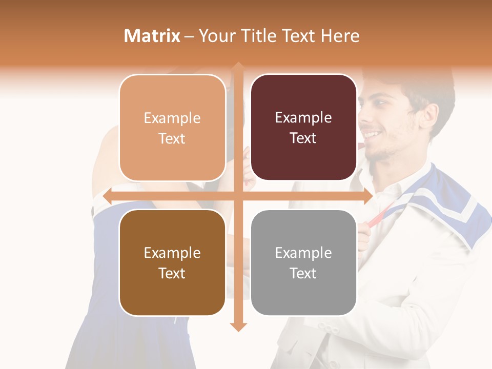 White Caucasian Male PowerPoint Template