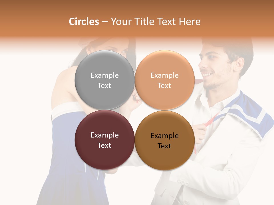 White Caucasian Male PowerPoint Template