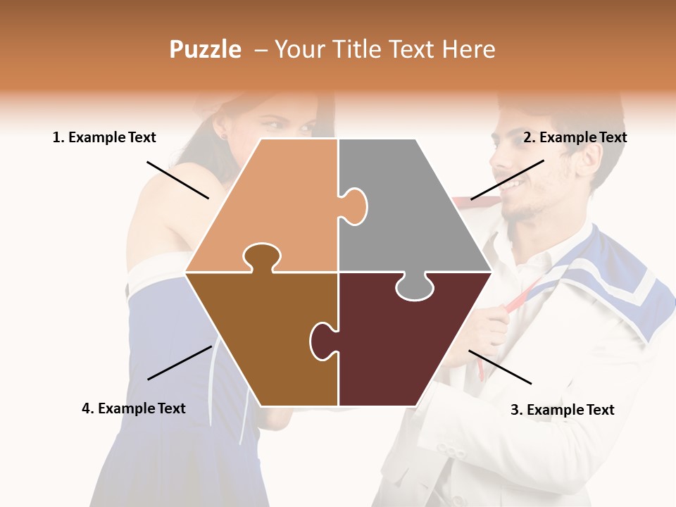 White Caucasian Male PowerPoint Template