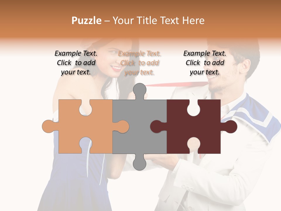 White Caucasian Male PowerPoint Template