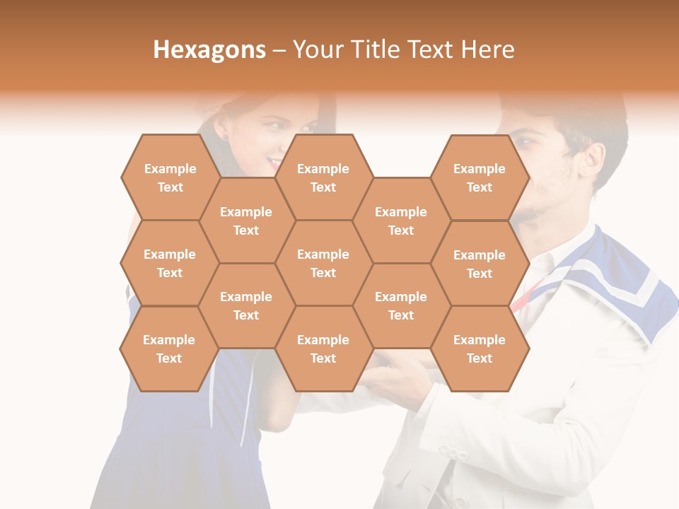 White Caucasian Male PowerPoint Template