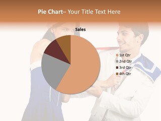 White Caucasian Male PowerPoint Template