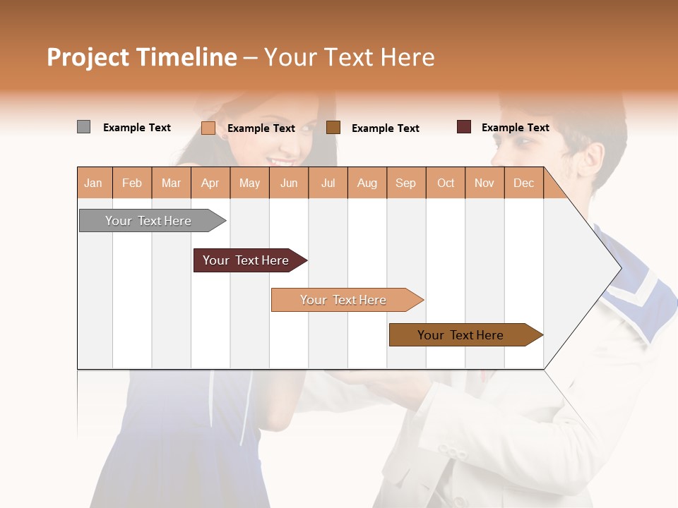 White Caucasian Male PowerPoint Template