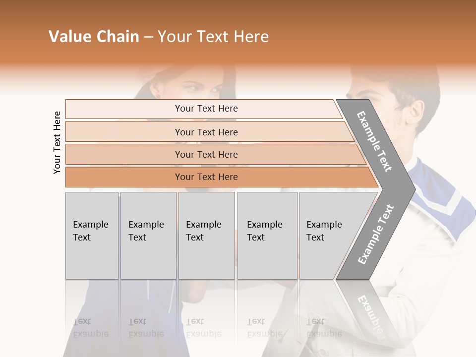 White Caucasian Male PowerPoint Template