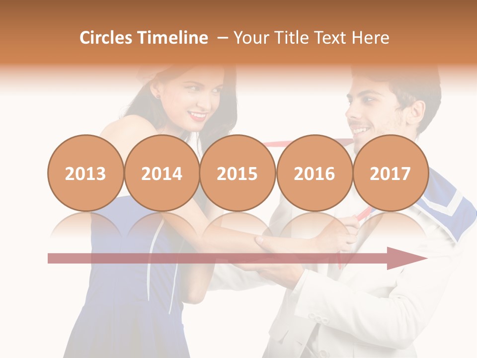 White Caucasian Male PowerPoint Template