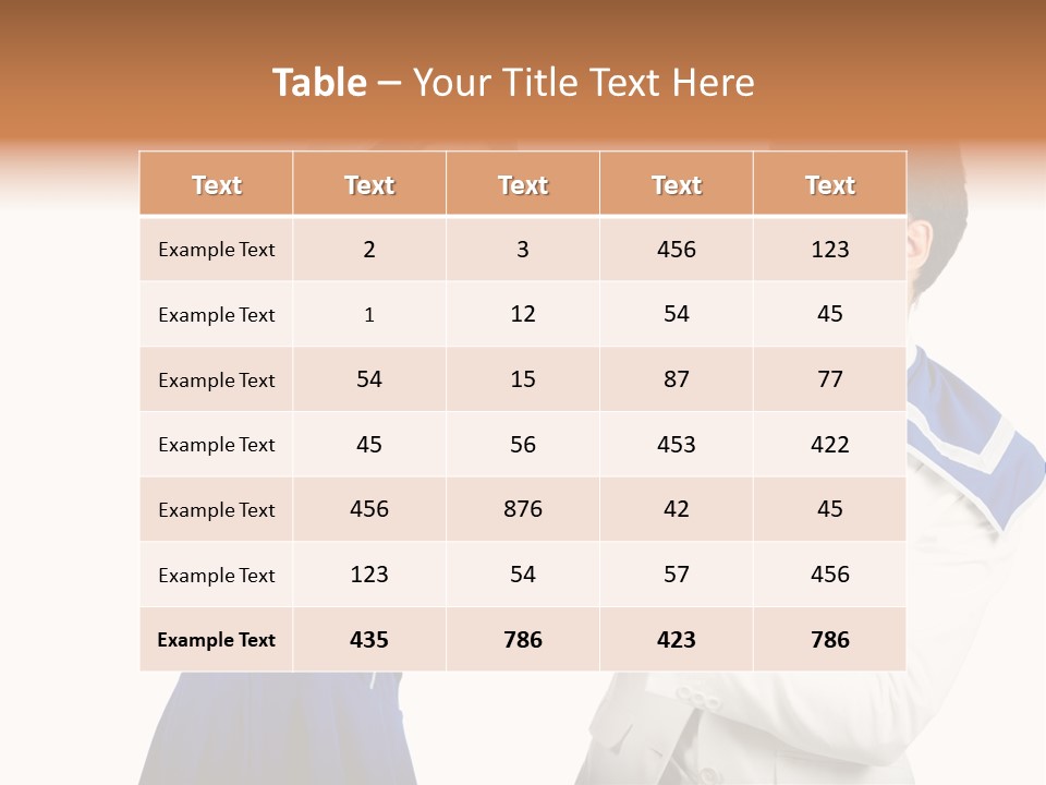 White Caucasian Male PowerPoint Template