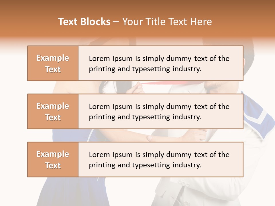 White Caucasian Male PowerPoint Template