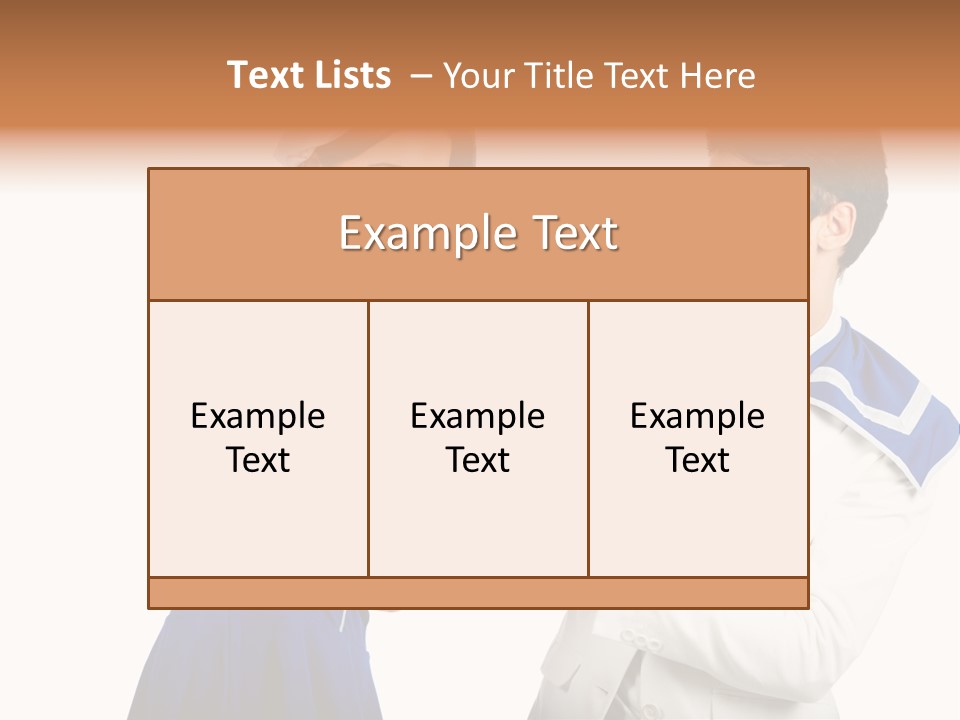 White Caucasian Male PowerPoint Template