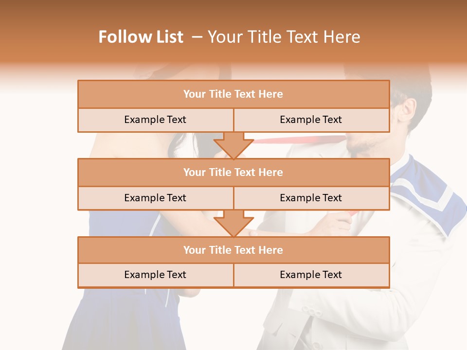 White Caucasian Male PowerPoint Template