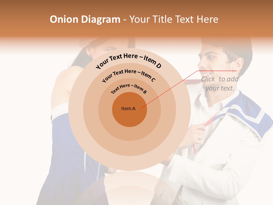 White Caucasian Male PowerPoint Template