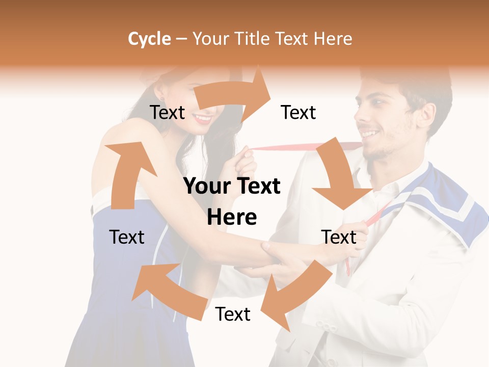 White Caucasian Male PowerPoint Template