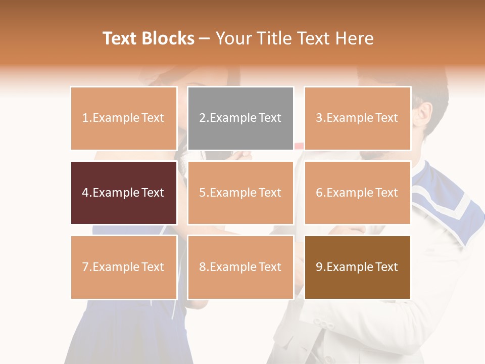 White Caucasian Male PowerPoint Template