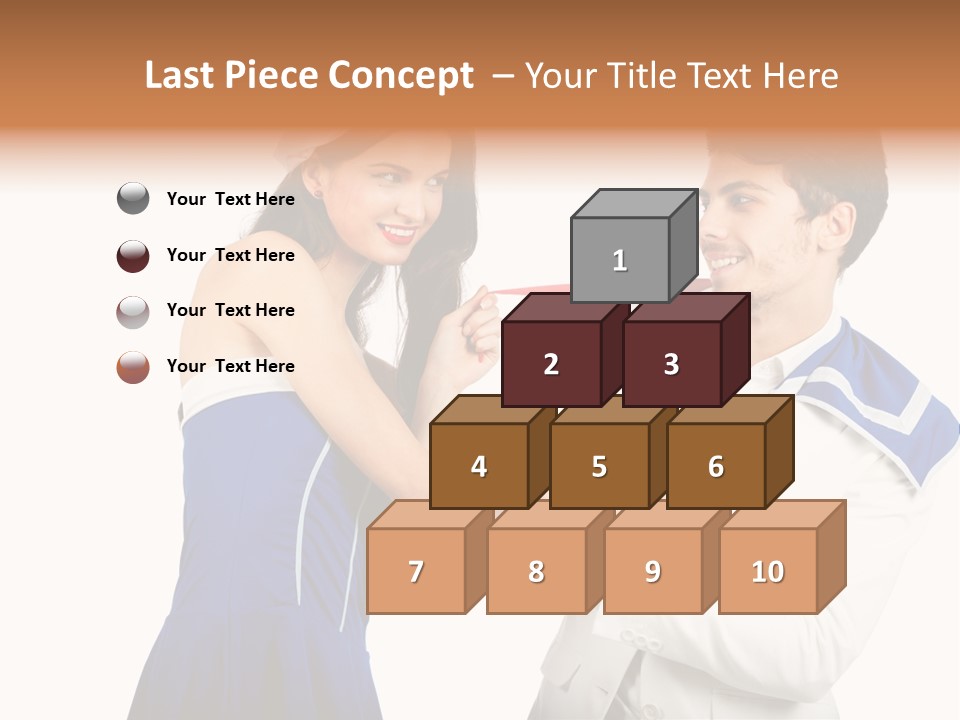 White Caucasian Male PowerPoint Template