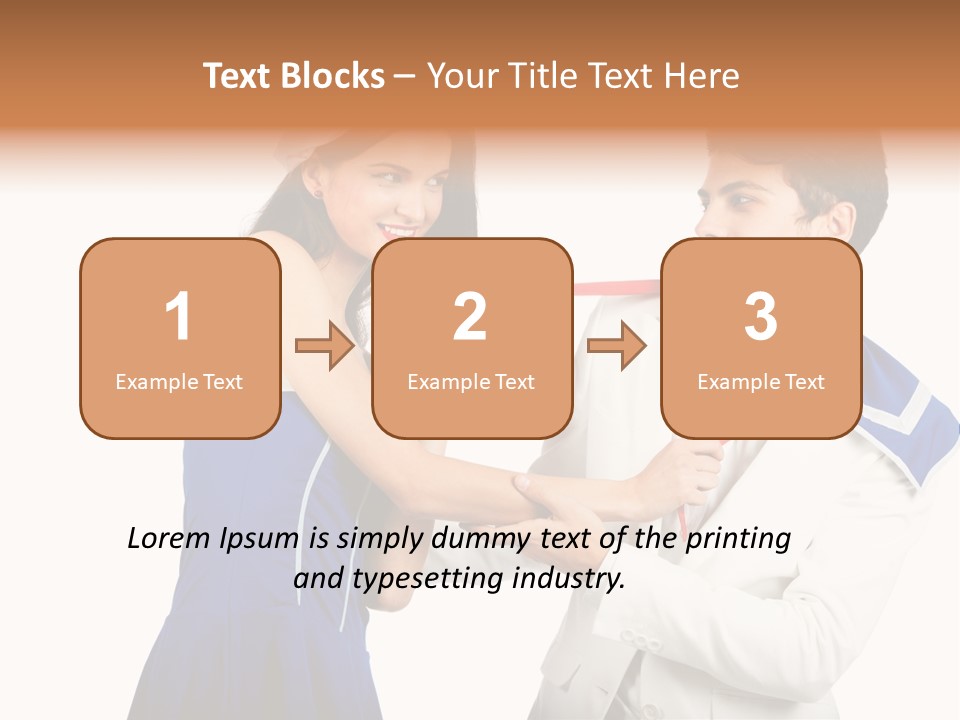 White Caucasian Male PowerPoint Template