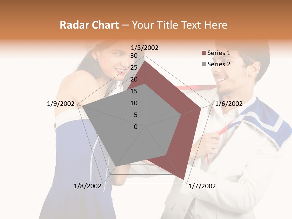 White Caucasian Male PowerPoint Template