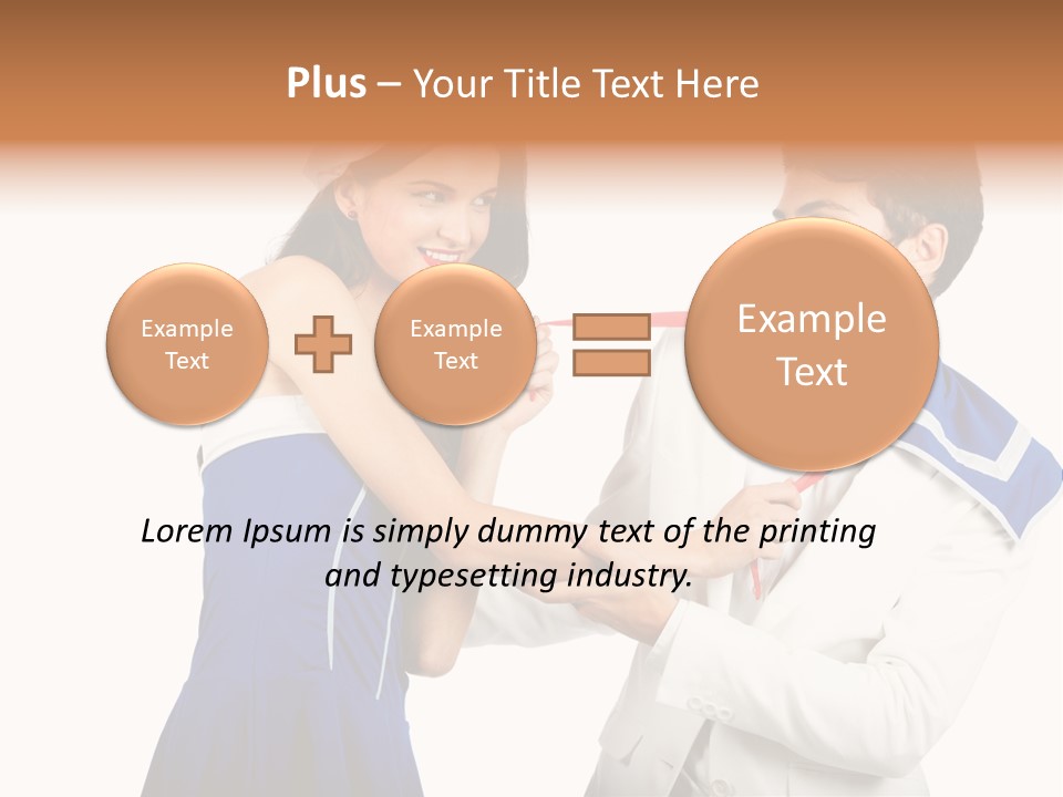 White Caucasian Male PowerPoint Template