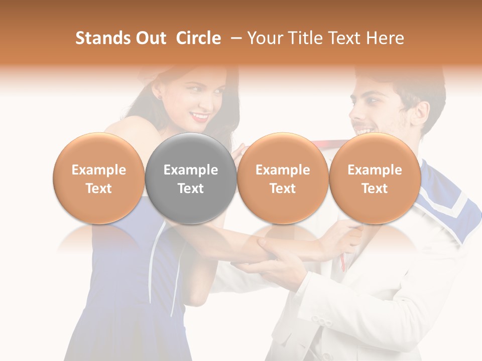 White Caucasian Male PowerPoint Template
