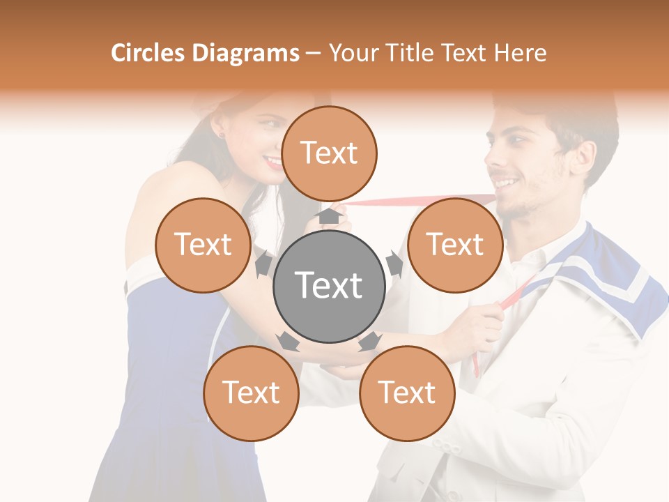 White Caucasian Male PowerPoint Template